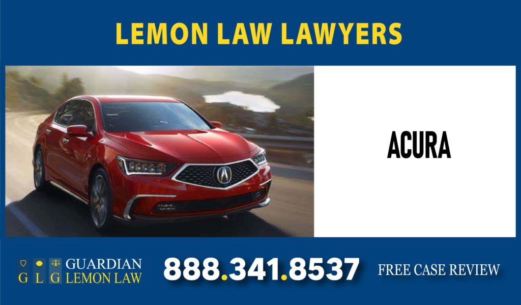acura lemon law lawyer attorney return defect