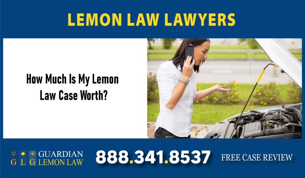How Much Is My Lemon Law Case Worth lawyer sue lawsuit attorney