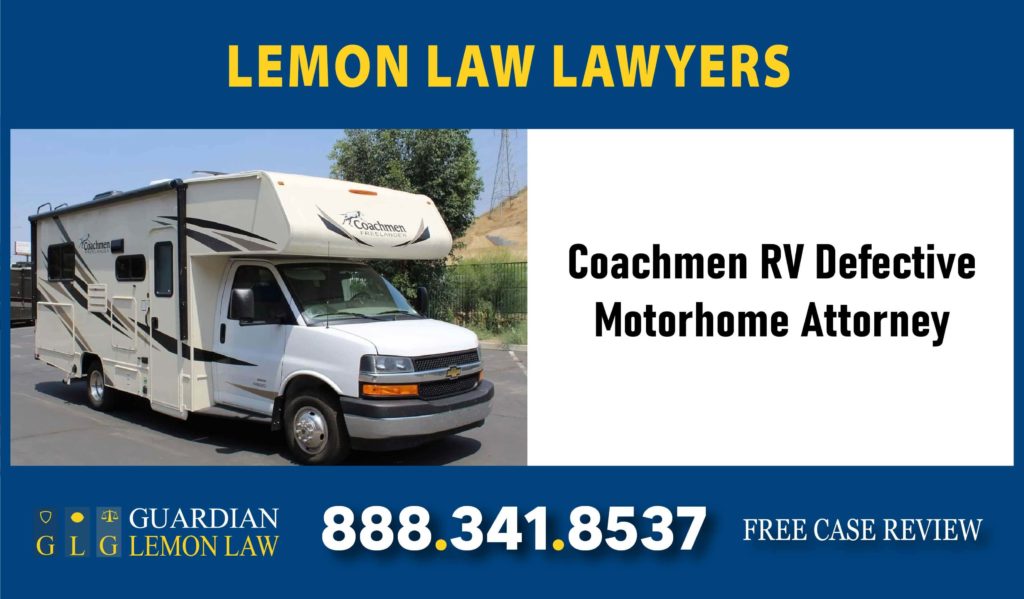Coachmen RV Defective
Motorhome Attorney lemon lawyer