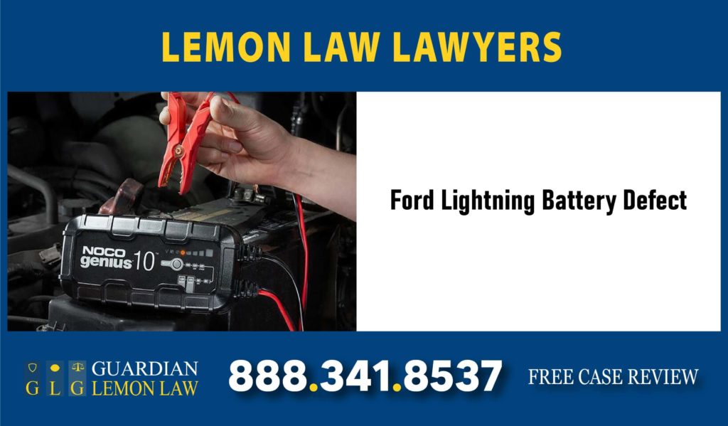 Ford Lightning Battery Defect lemon lawyer attorney sue lawsuit