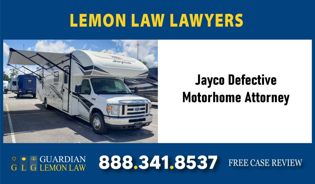 Jayco Defective Motorhome Attorney lawsuit lawyer lemon defect recall