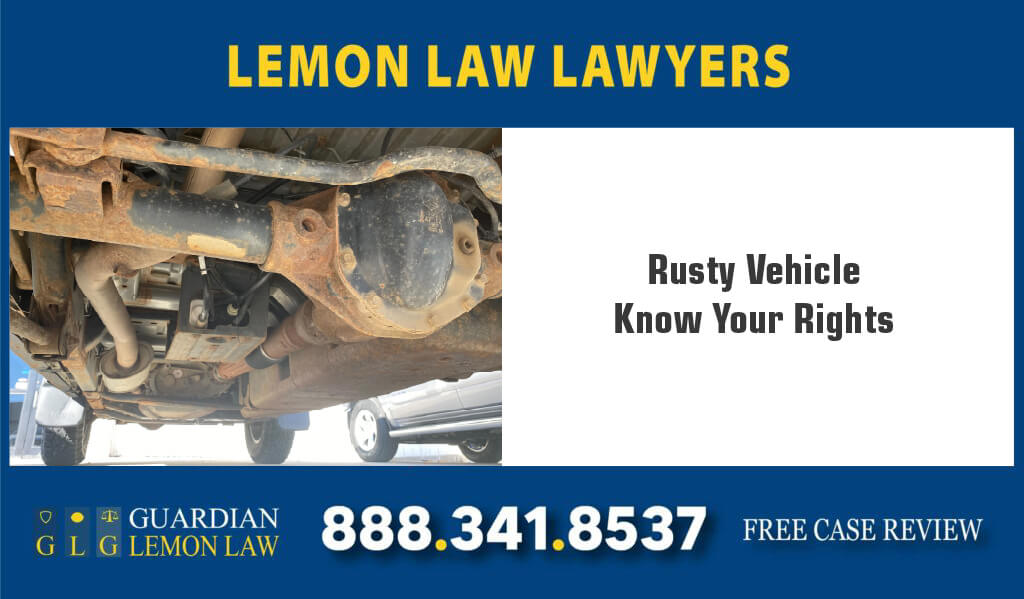 rusty vehicle lemon lawsuit