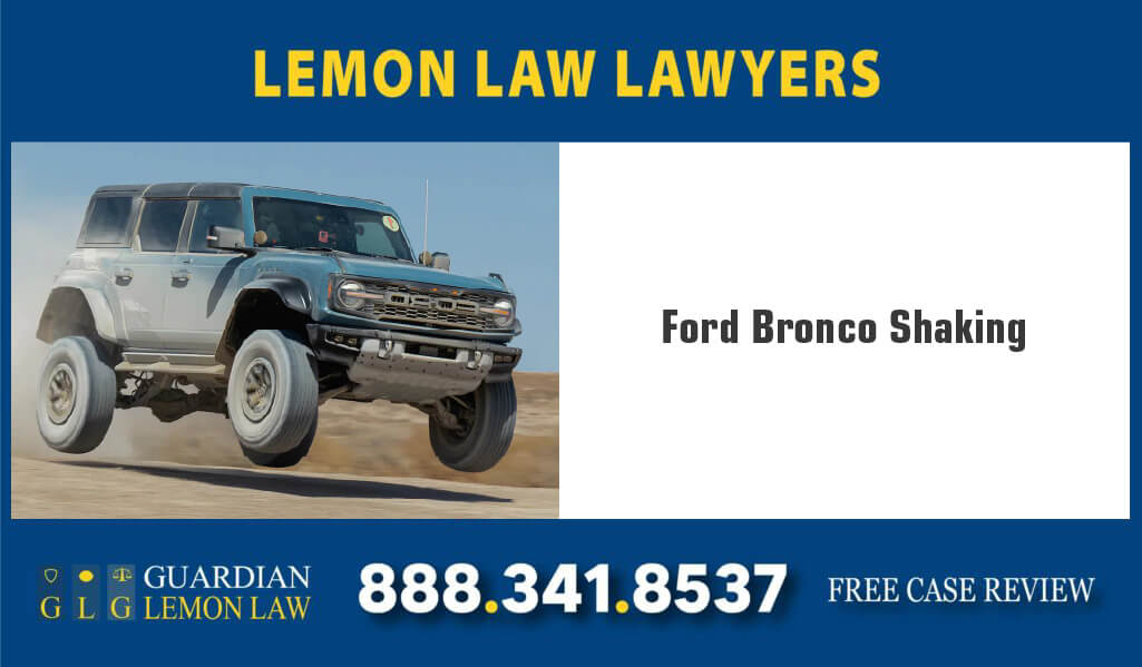 ford bronco shaking lemon lawsuit